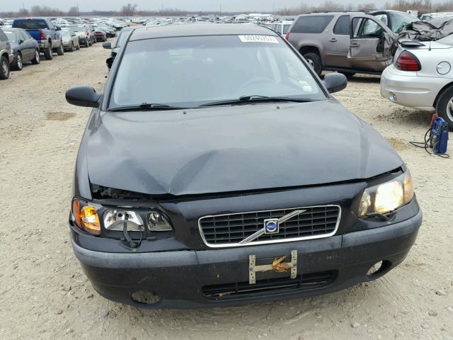 YV1RS61R112087442 - 2001 VOLVO S60 BLACK photo 9