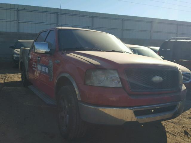 1FTPW12506KB39120 - 2006 FORD F150 SUPER RED photo 1