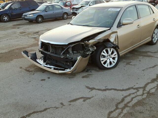 4T1BK3DB3BU387957 - 2011 TOYOTA AVALON BAS GOLD photo 9