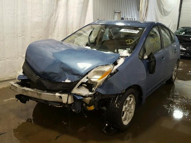 JTDKB20U053053319 - 2005 TOYOTA PRIUS BLUE photo 2