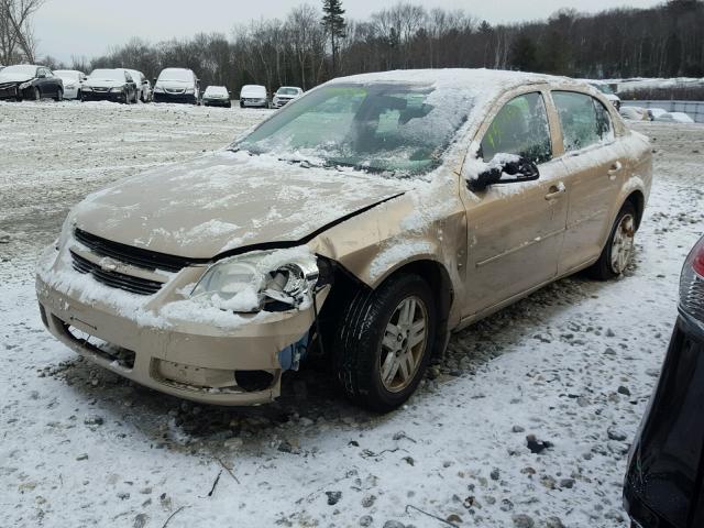 1G1AL58F467670497 - 2006 CHEVROLET COBALT LT GOLD photo 2