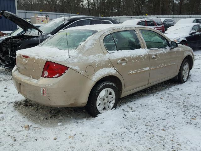 1G1AL58F467670497 - 2006 CHEVROLET COBALT LT GOLD photo 4