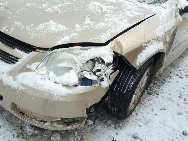 1G1AL58F467670497 - 2006 CHEVROLET COBALT LT GOLD photo 9