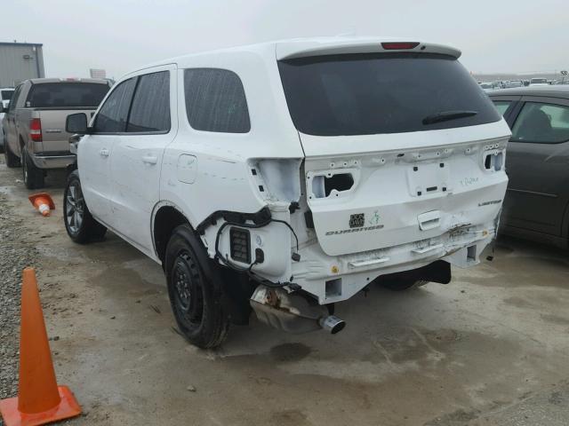 1C4RDHDGXFC146785 - 2015 DODGE DURANGO LI WHITE photo 3