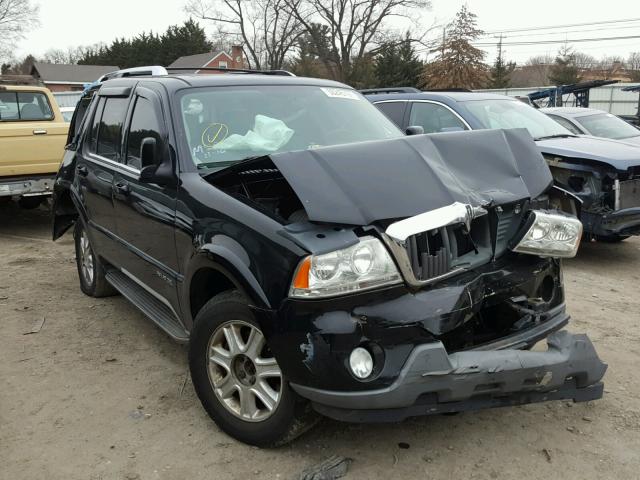 5LMEU88H64ZJ49882 - 2004 LINCOLN AVIATOR BLACK photo 1