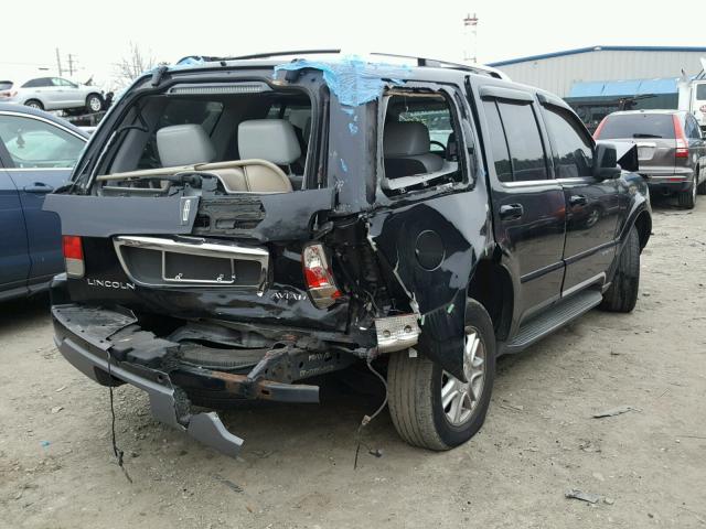 5LMEU88H64ZJ49882 - 2004 LINCOLN AVIATOR BLACK photo 4