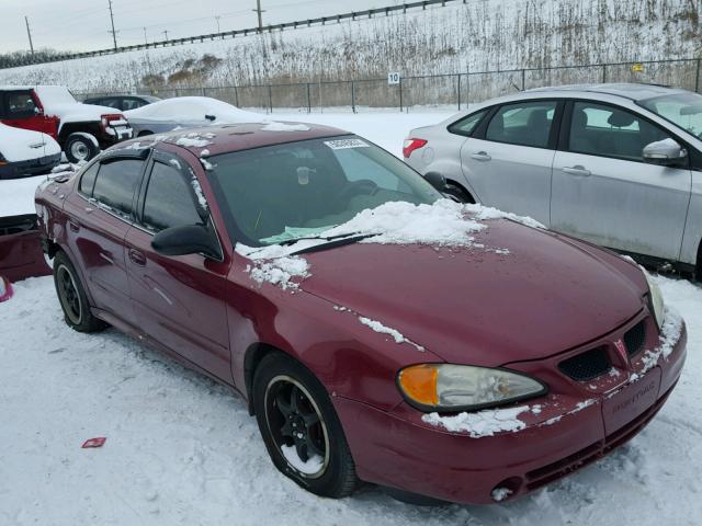 1G2NE52EX5M109907 - 2005 PONTIAC GRAND AM S RED photo 1