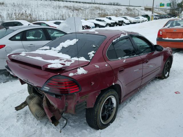 1G2NE52EX5M109907 - 2005 PONTIAC GRAND AM S RED photo 4