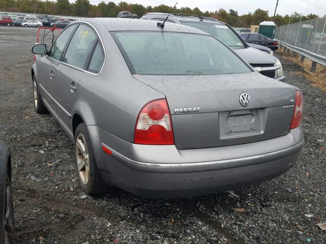 WVWTH63BX4P205781 - 2004 VOLKSWAGEN PASSAT GLX 灰色 照片 3