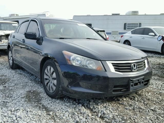 1HGCP2F30AA166750 - 2010 HONDA ACCORD LX BLACK photo 1