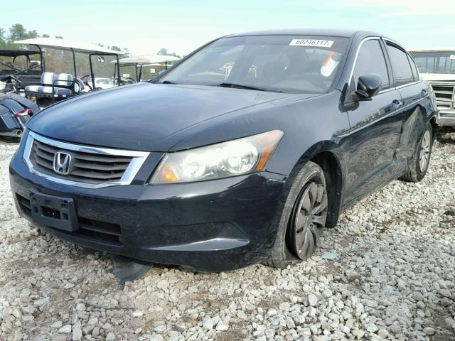 1HGCP2F30AA166750 - 2010 HONDA ACCORD LX BLACK photo 2