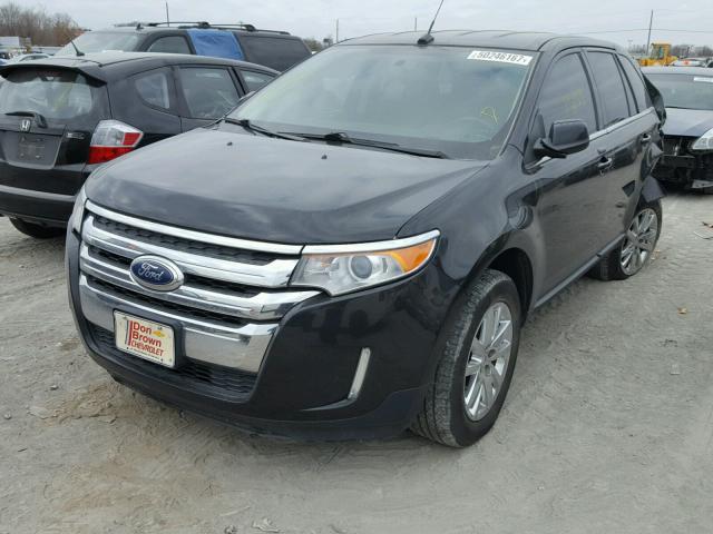 2FMDK4KC2EBA54363 - 2014 FORD EDGE LIMIT BEIGE photo 2