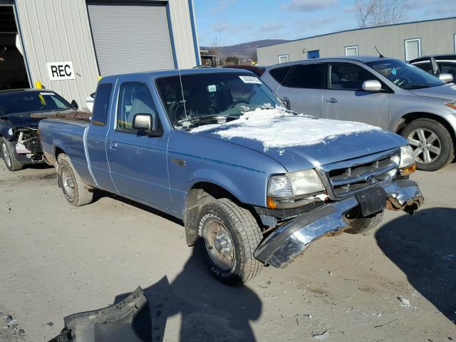 1FTYR14C8WTA21186 - 1998 FORD RANGER SUP BLUE photo 1