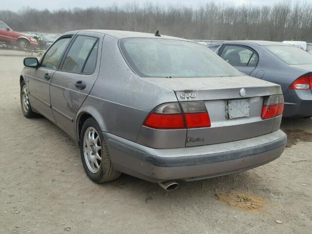 YS3ED48E913052513 - 2001 SAAB 9-5 GRAY photo 3