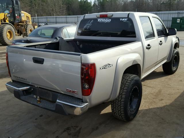 1GTDS136468266357 - 2006 GMC CANYON SILVER photo 4