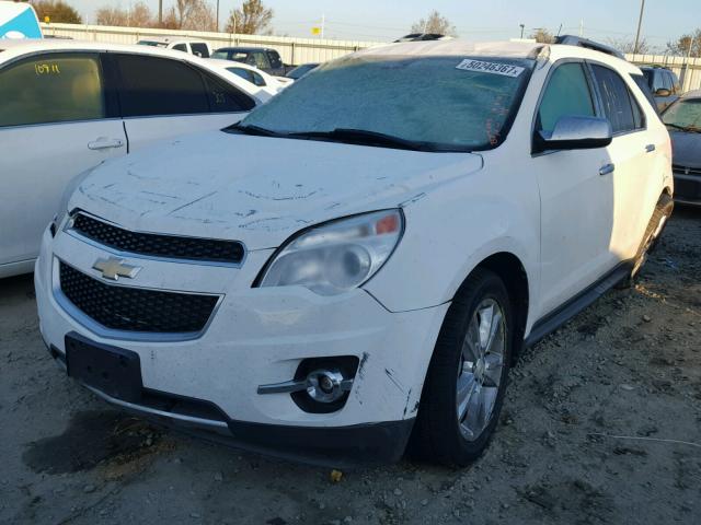 2CNFLGE58B6246962 - 2011 CHEVROLET EQUINOX LT WHITE photo 2