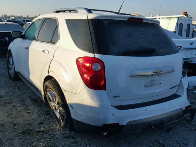 2CNFLGE58B6246962 - 2011 CHEVROLET EQUINOX LT WHITE photo 3