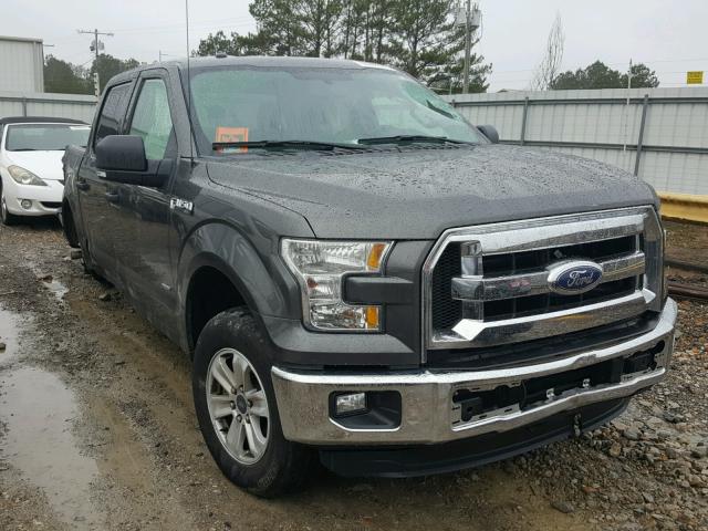 1FTEW1CP8FKF12623 - 2015 FORD F150 SUPER GRAY photo 1