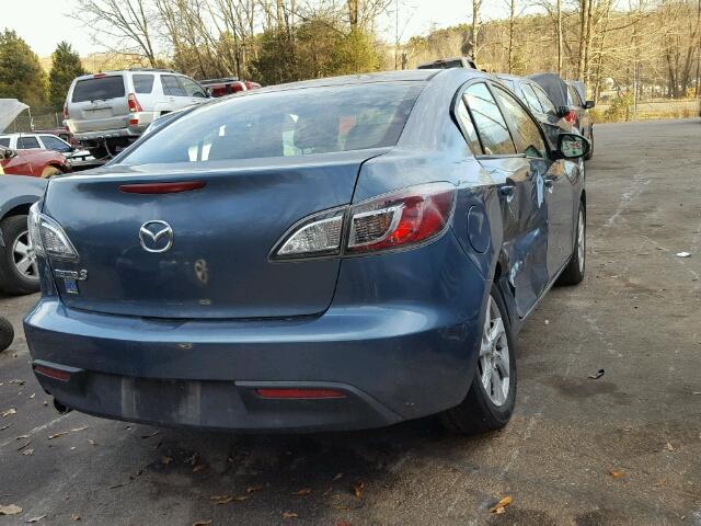 JM1BL1VF1B1360720 - 2011 MAZDA 3 I BLUE photo 4