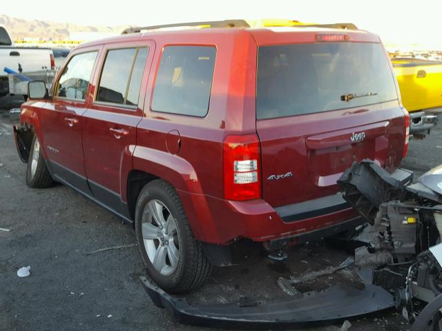 1C4NJRBB2GD797618 - 2016 JEEP PATRIOT SP RED photo 3