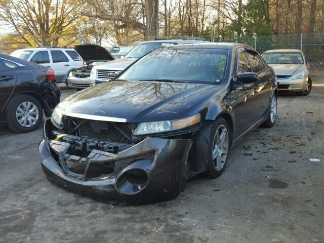 19UUA66205A047039 - 2005 ACURA TL BLACK photo 2