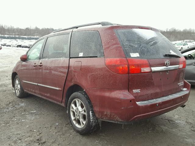 5TDBA22C04S020311 - 2004 TOYOTA SIENNA XLE RED photo 3