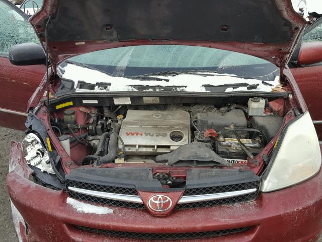 5TDBA22C04S020311 - 2004 TOYOTA SIENNA XLE RED photo 7