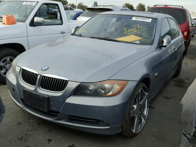 WBAVB33586KR77325 - 2006 BMW 330 I BLUE photo 2