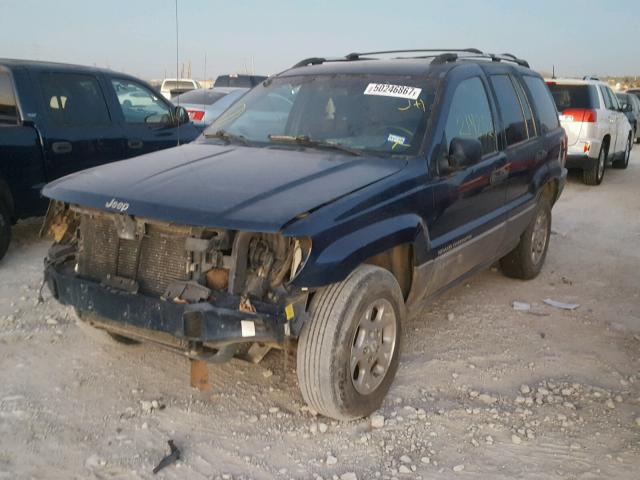 1J4GW58S9XC759183 - 1999 JEEP GRAND CHER BLUE photo 2