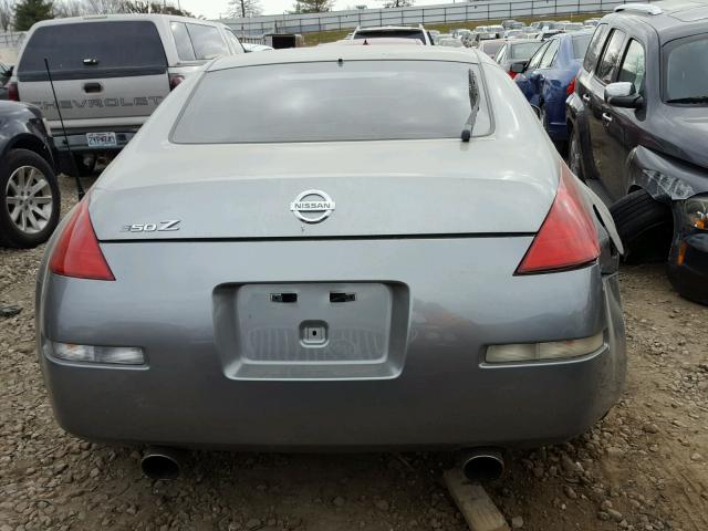 JN1AZ34E33T001165 - 2003 NISSAN 350Z COUPE GRAY photo 6