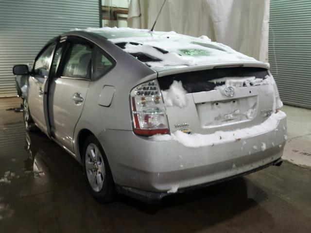 JTDKB20U583306641 - 2008 TOYOTA PRIUS GRAY photo 3