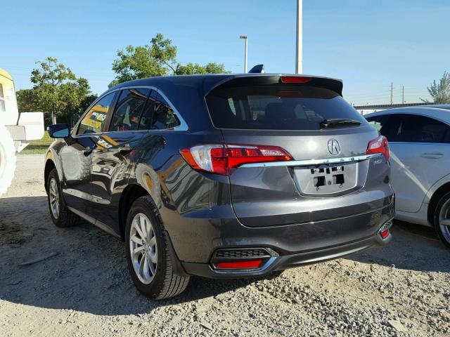 5J8TB3H30GL012179 - 2016 ACURA RDX BASE GRAY photo 3