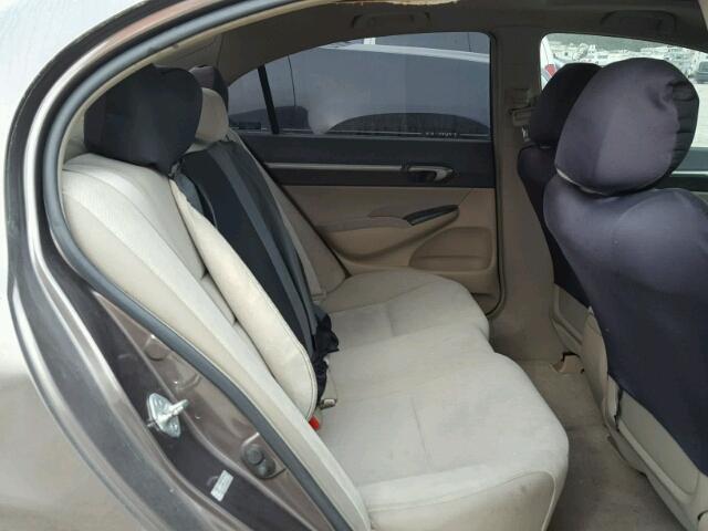 2HGFA16829H525341 - 2009 HONDA CIVIC EX 棕色 照片 6