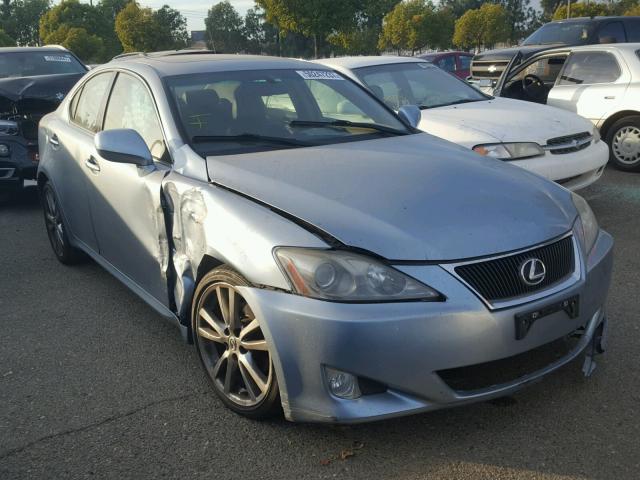 JTHBK262782074618 - 2008 LEXUS IS 250 BLUE photo 1