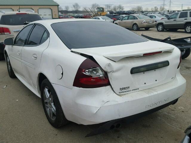 2G2WR554261236935 - 2006 PONTIAC GRAND PRIX Սպիտակ լուսանկար 3