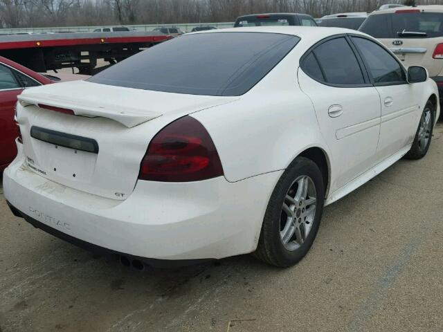 2G2WR554261236935 - 2006 PONTIAC GRAND PRIX WHITE photo 4