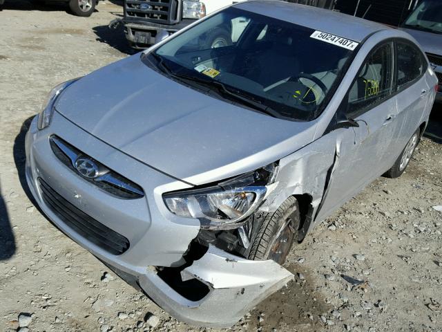 KMHCT4AE6CU244296 - 2012 HYUNDAI ACCENT GLS SILVER photo 9