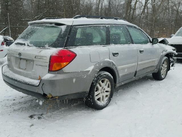 4S4BP61C577305636 - 2007 SUBARU LEGACY OUT SILVER photo 4