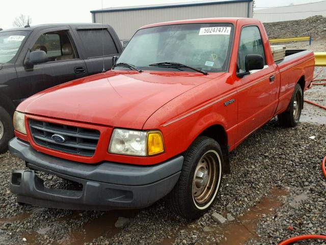 1FTYR10E81TA53569 - 2001 FORD RANGER RED photo 2