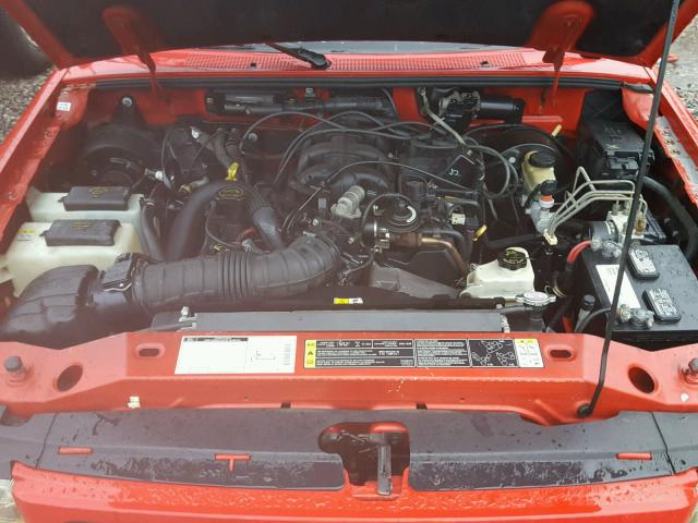 1FTYR10E81TA53569 - 2001 FORD RANGER RED photo 7