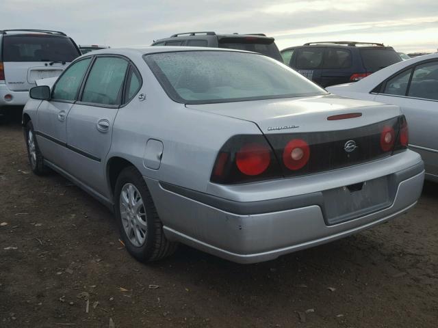 2G1WF52EX49260991 - 2004 CHEVROLET IMPALA 银色 照片 3