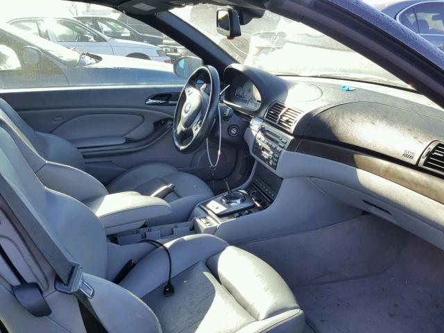 WBSBR93444PK07546 - 2004 BMW M3 BLACK photo 5