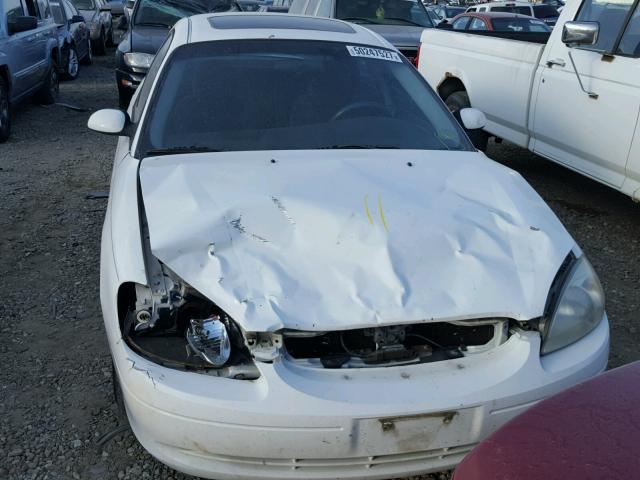 1FAFP55U31A282229 - 2001 FORD TAURUS SES WHITE photo 7