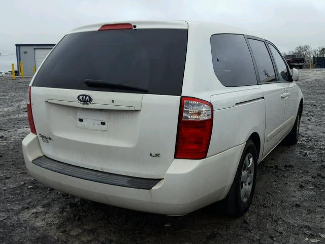 KNDMB233066052067 - 2006 KIA SEDONA EX WHITE photo 4