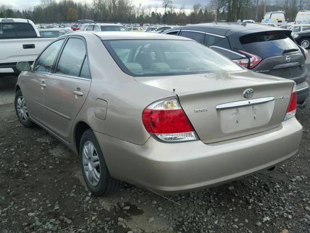 4T1BE30K06U659707 - 2006 TOYOTA CAMRY LE ბეჟი ფოტო 3