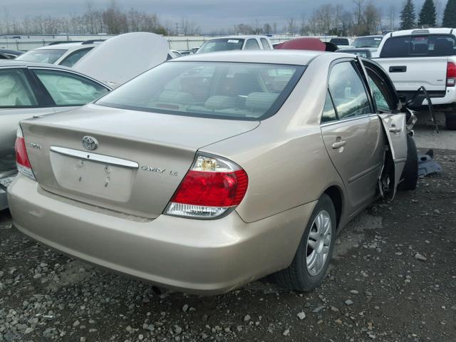 4T1BE30K06U659707 - 2006 TOYOTA CAMRY LE ბეჟი ფოტო 4