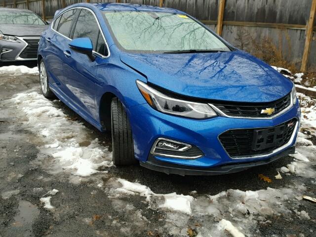 3G1BF6SM9HS535609 - 2017 CHEVROLET CRUZE PREM BLUE photo 1