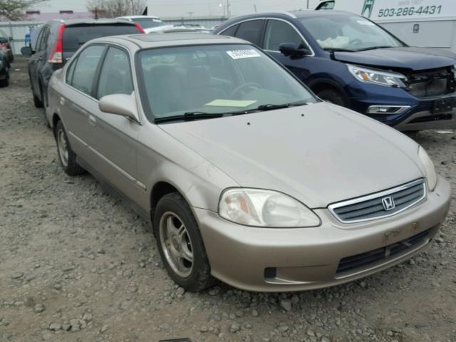 1HGEJ8640YL043387 - 2000 HONDA CIVIC EX 金色 照片 1