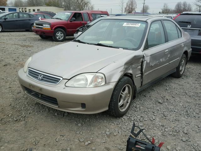 1HGEJ8640YL043387 - 2000 HONDA CIVIC EX 金色 照片 2