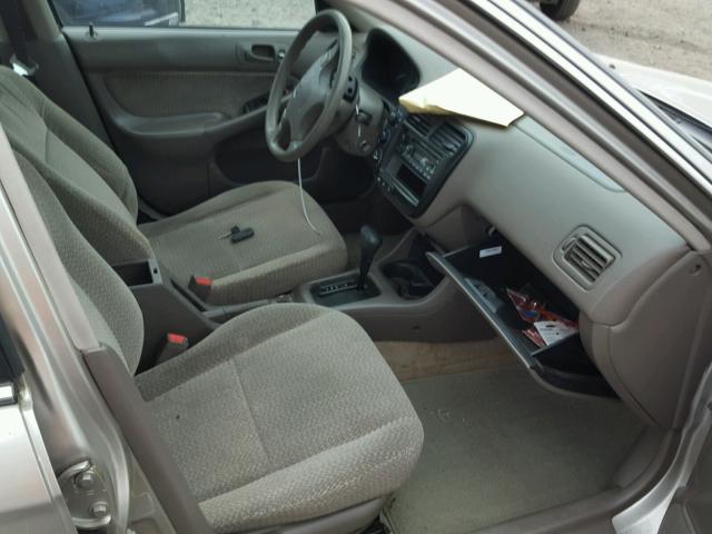 1HGEJ8640YL043387 - 2000 HONDA CIVIC EX 金色 照片 5